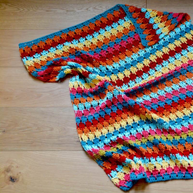 Easy Crochet: Buffalo Check / Plaid Stitch 