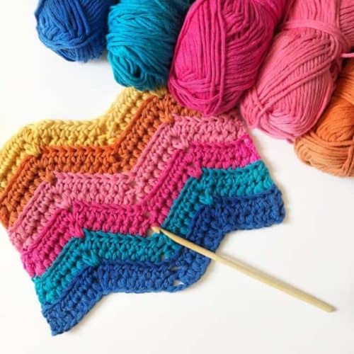 The Crochet Ripple Stitch Blanket - Free Crochet Pattern | HanJan Crochet