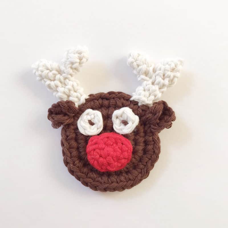 Reindeer Crochet Baby Booties - Free Crochet Pattern | HanJan Crochet