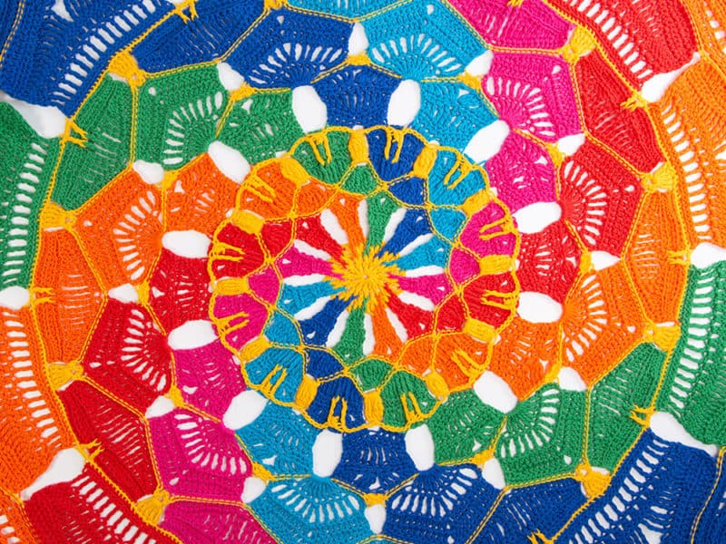 The Kaleidoscope Mandala Throw CAL – Part Three | Free Crochet Pattern