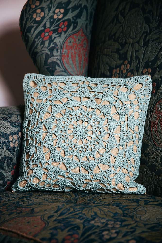 The Beautiful Charleston Lace Crochet Cushion Pattern
