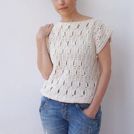 12 Free Crochet Summer Top Patterns | HanJan Crochet