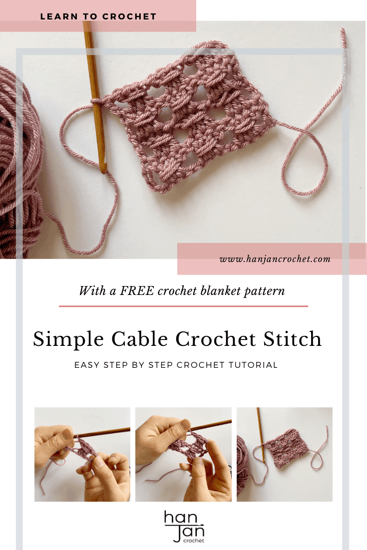 Cable Crochet Blanket Pattern (Easiest for Beginners) - Crochet Dreamz