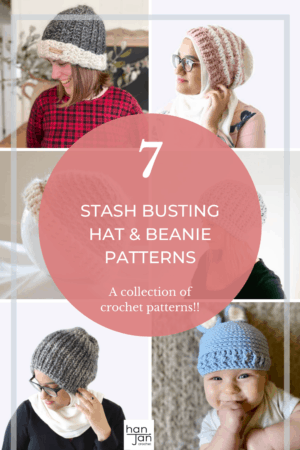 7 Easy Crochet Hat Patterns for All The Family | HanJan Crochet