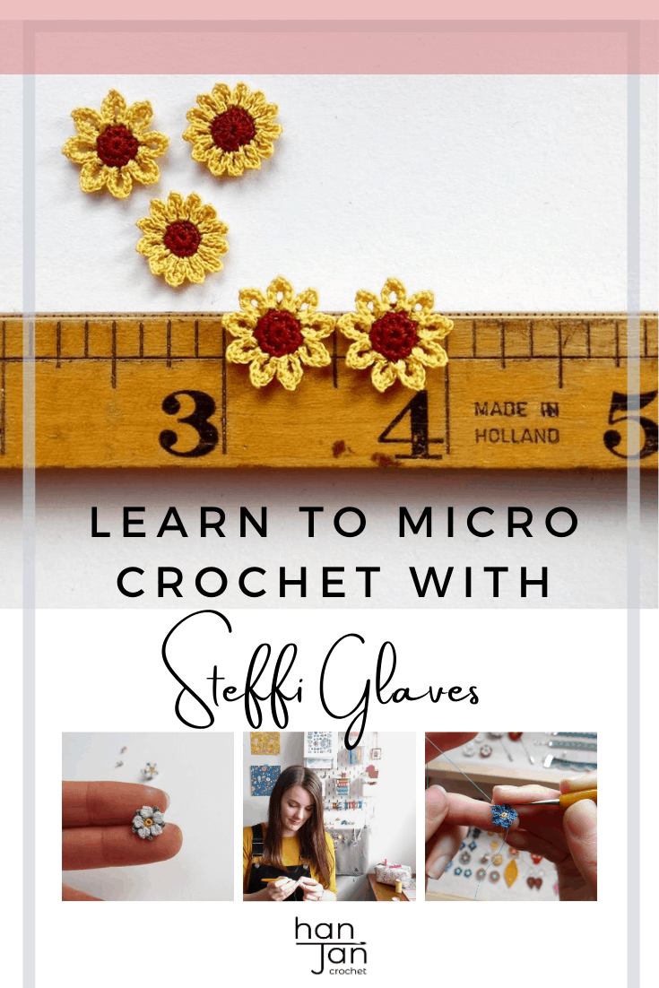 Micro Crochet: 10 tips for making a perfect tiny crochet flower