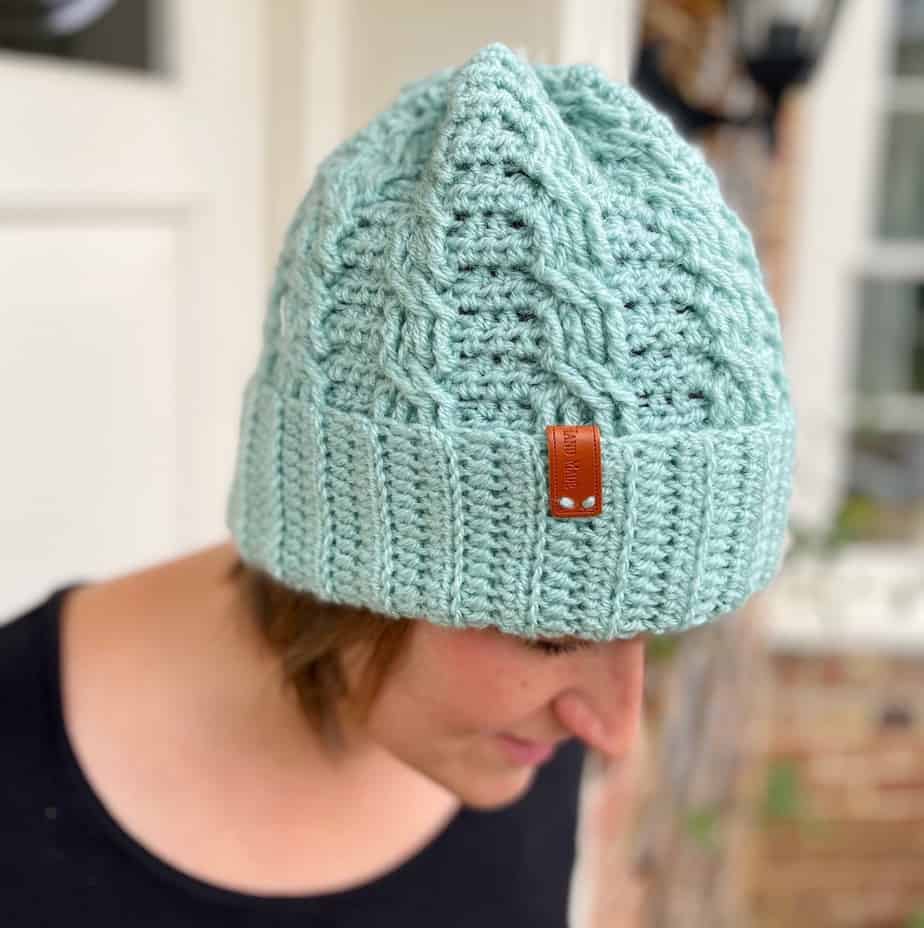 Crochet Pattern Winter Hat With Ball