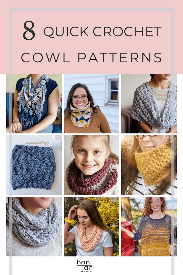 8 Crochet Cowl Patterns for Cool Weather - HanJan Crochet