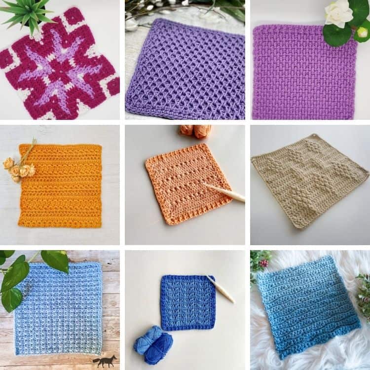 40 Crochet Square Motif Patterns