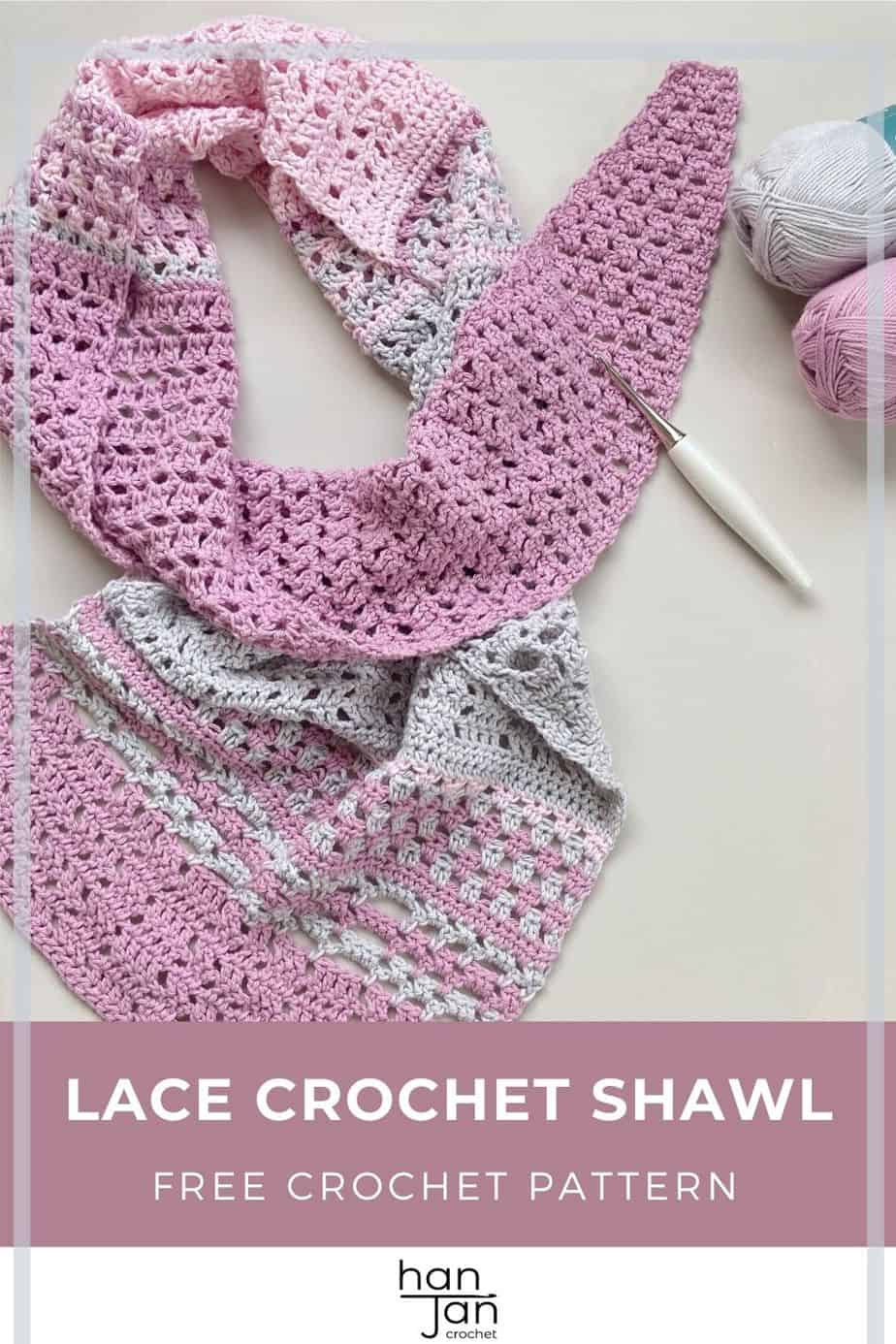 Blossom Lace Crochet Shawl Pattern - Furls Crochet CAL 2021 | HanJan ...