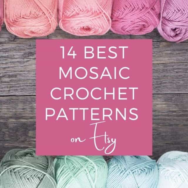 How to Work the 2 Row Mosaic Crochet Technique - HanJan Crochet