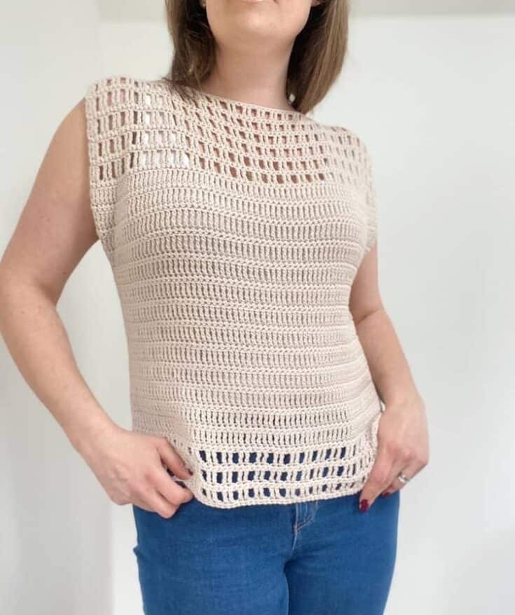 Quick and Easy Summer Crochet Top Pattern | HanJan Crochet