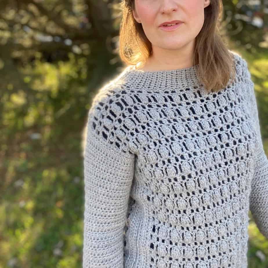 Easy Slip On Jumper - Free Crochet Pattern For Women in Paintbox
