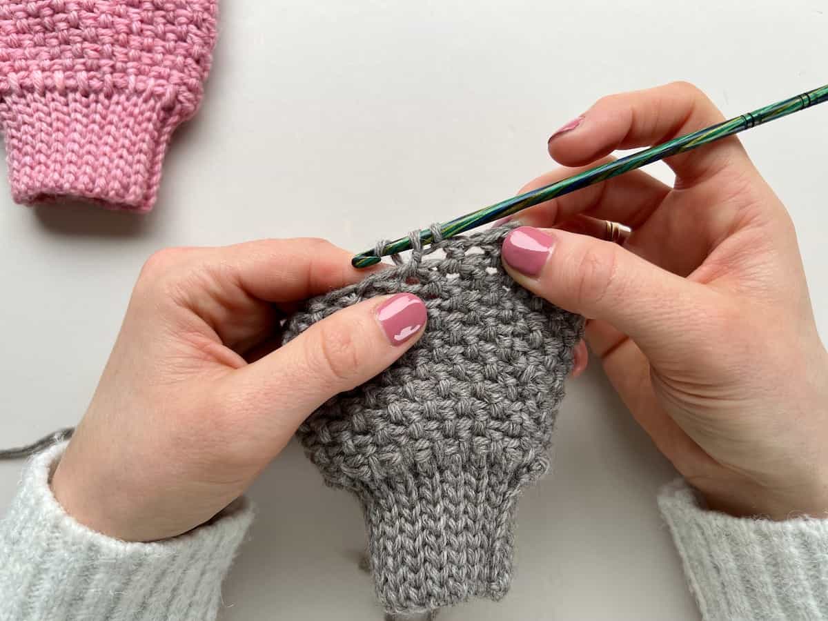 Herringbone Single Crochet Stitch, How to Crochet