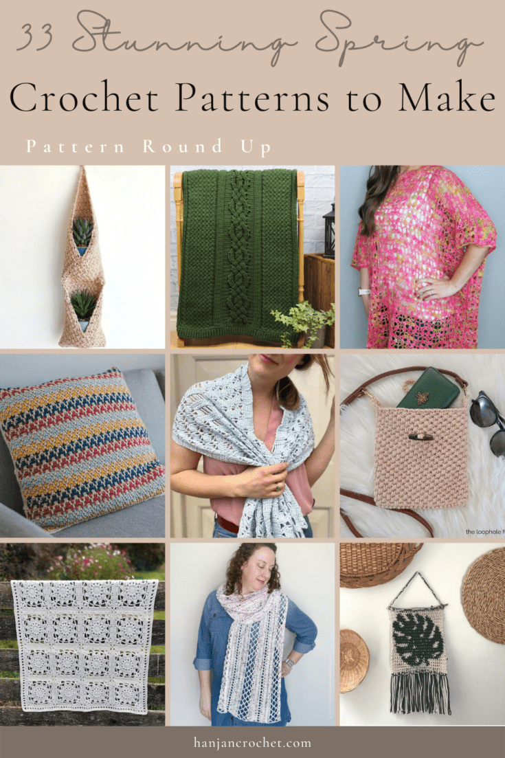 33 Stunning Spring Crochet Patterns | HanJan Crochet