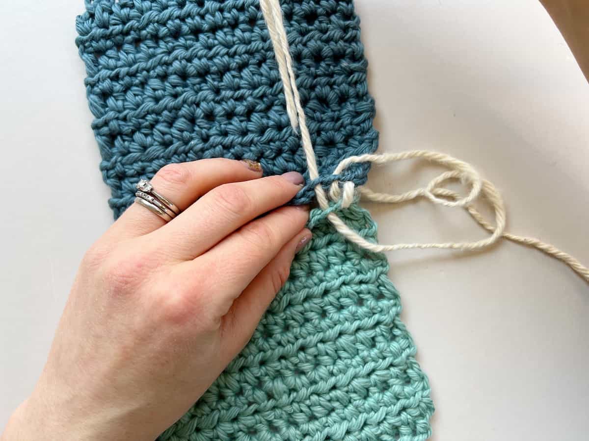 How to Whip Stitch Crochet Together (and anything else) in 10 easy steps