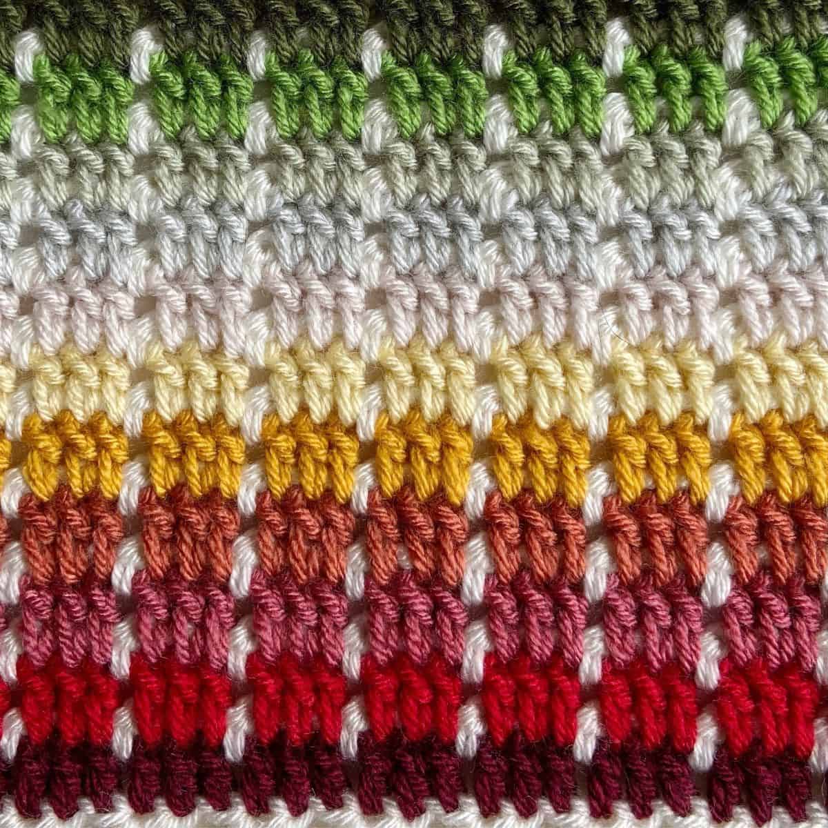 Block Stitch Crochet – Closed Granny Stitch