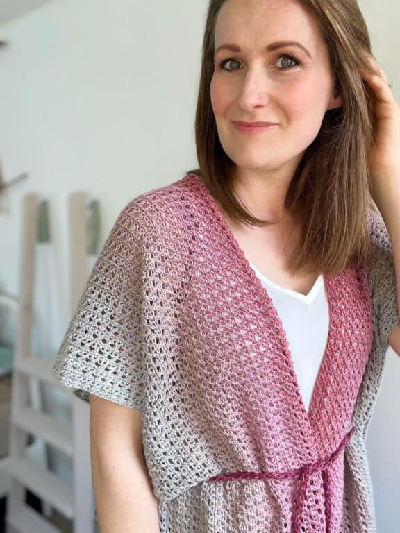 Summer Crochet Cardigan Pattern (free) | HanJan Crochet