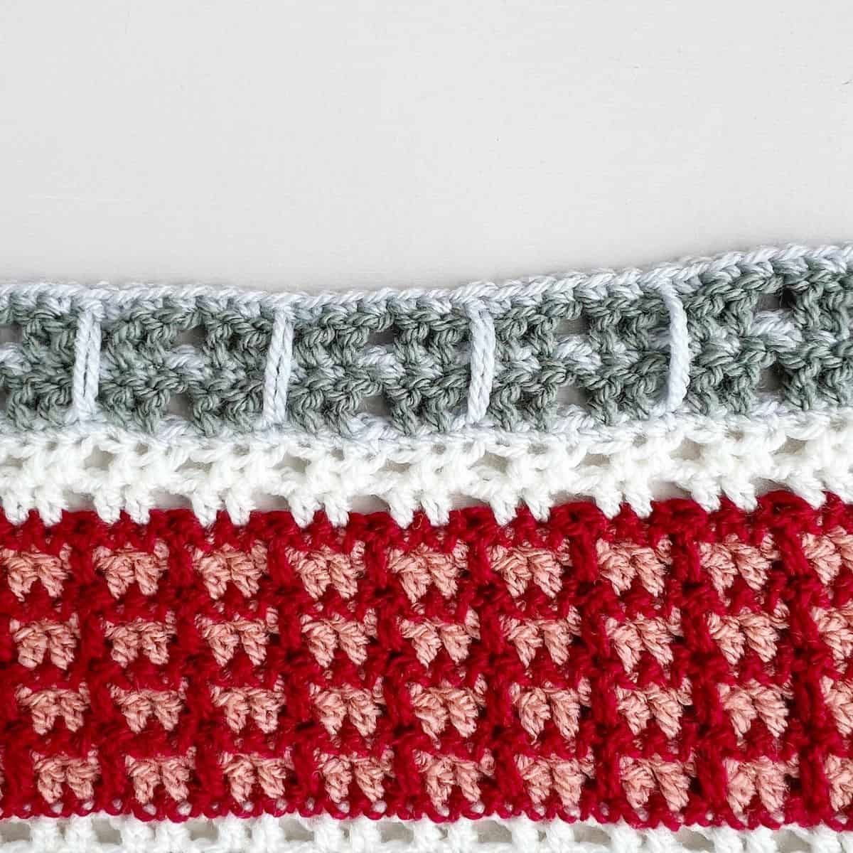 Crochet Video Tutorial - How To Crochet: Spiked Plaid Stitch! —  crochetmelovely