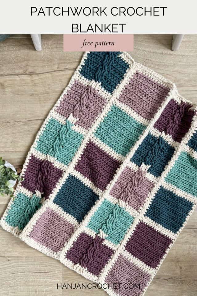 Patchwork Crochet Blanket Pattern - Free | HanJan Crochet