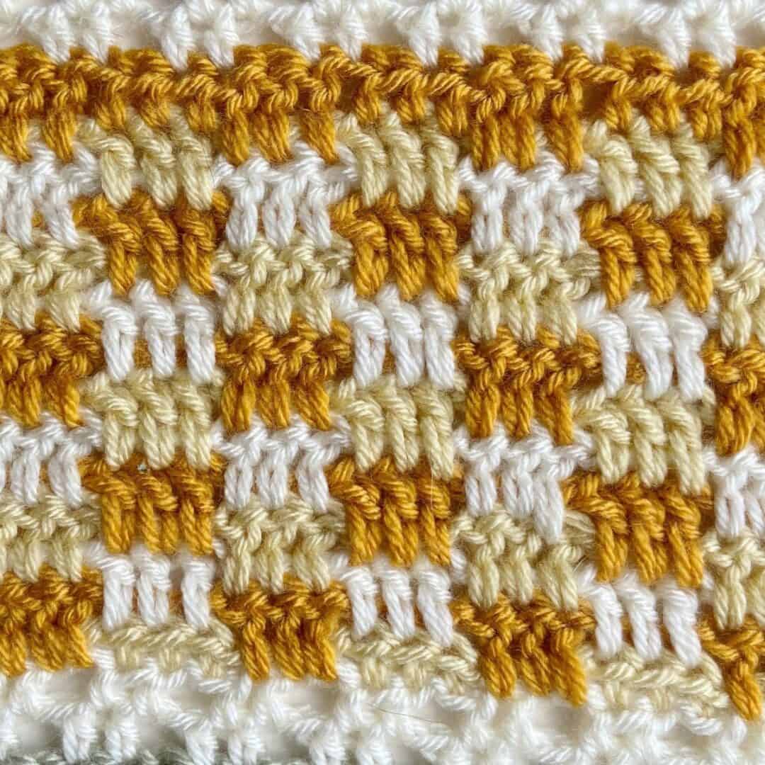 Plaid Crochet Stitch | HanJan Crochet