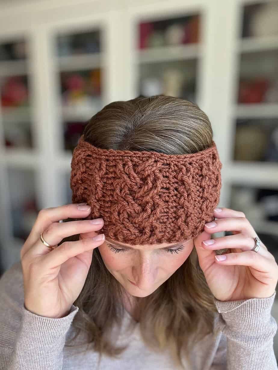 Cable Crochet Headband Pattern