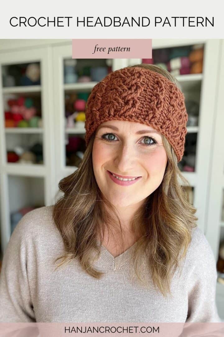 Cable Crochet Headband Pattern | HanJan Crochet