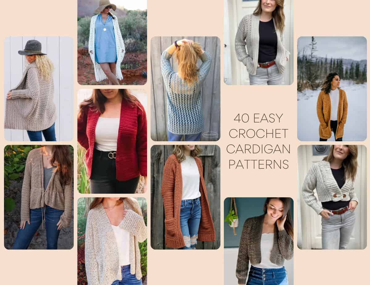 Free Crochet Cardigan Pattern-Button down or buttons out
