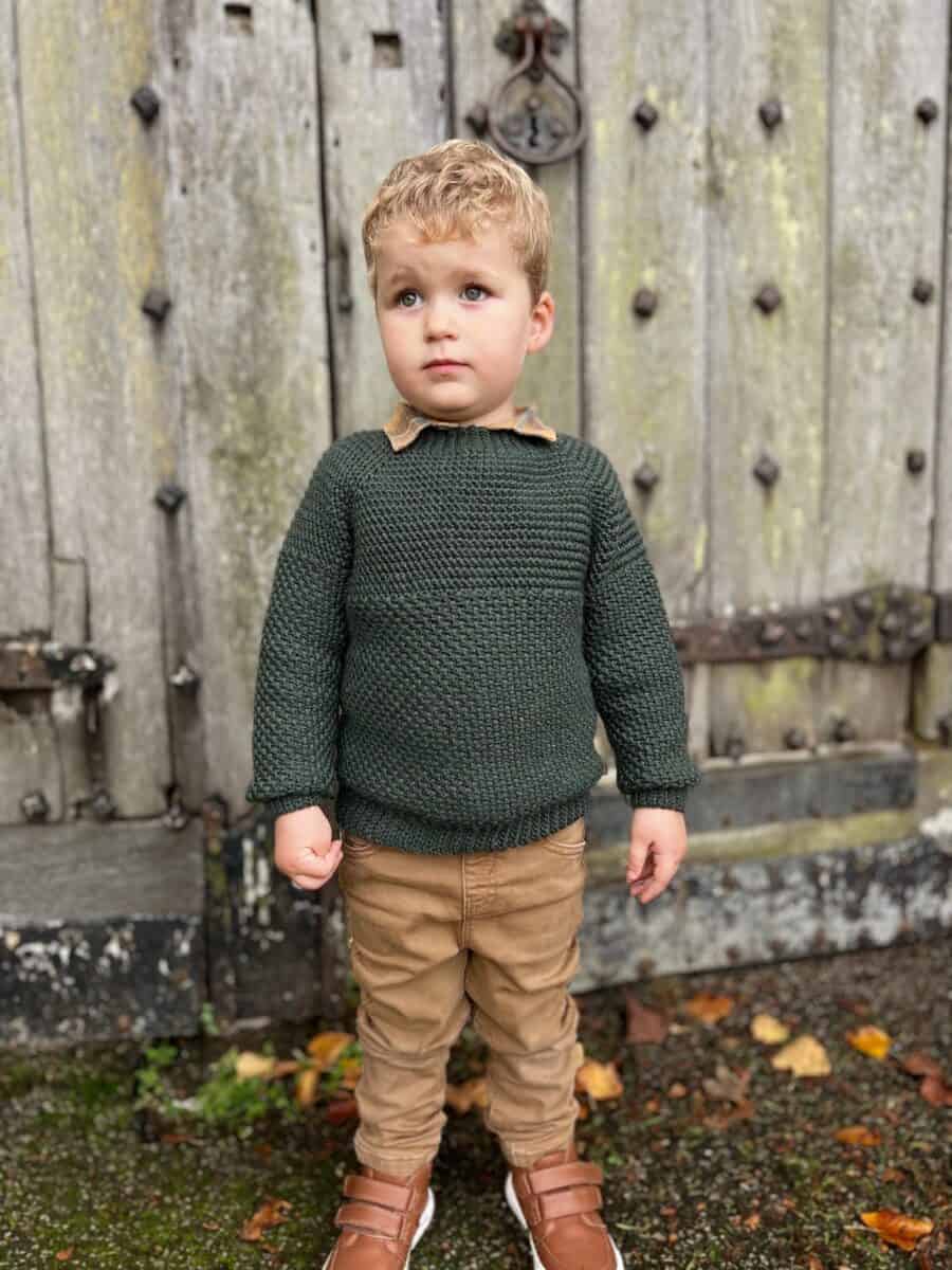 Crochet Sweater Pattern for Boys and Girls | HanJan Crochet