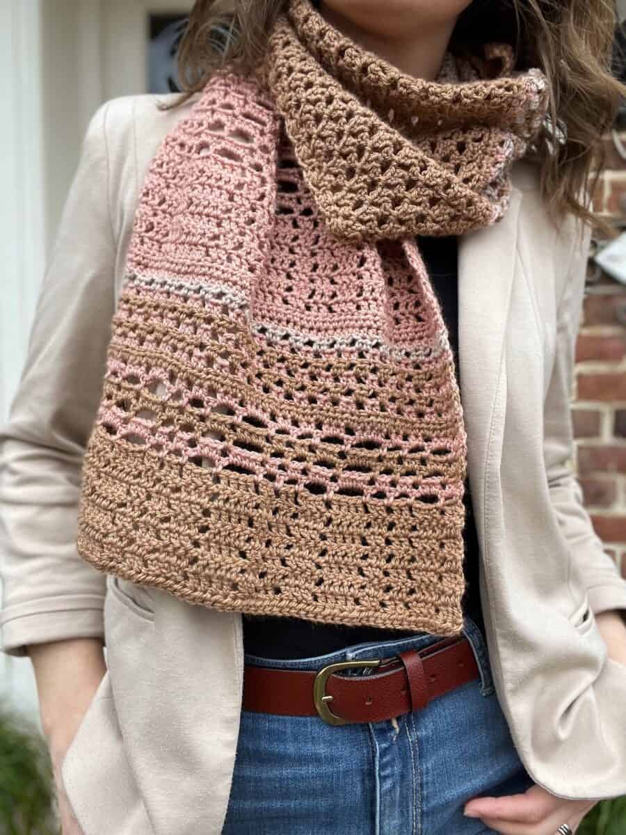 Lightweight Crochet Scarf Pattern for Any Season