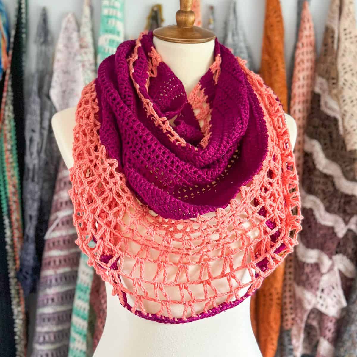 Crochet Chunky Scarf - Free Pattern - Spotted Horse Design Co.