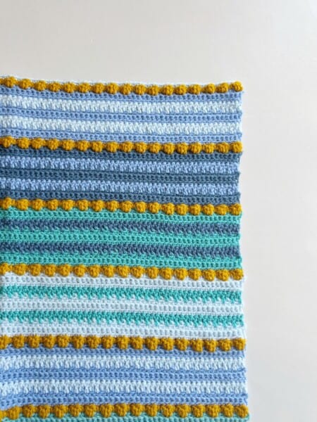 bright bobbles blanket