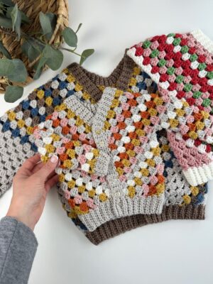 Creating a Kids Crochet Cardigan with the Classic Granny Stitch ...