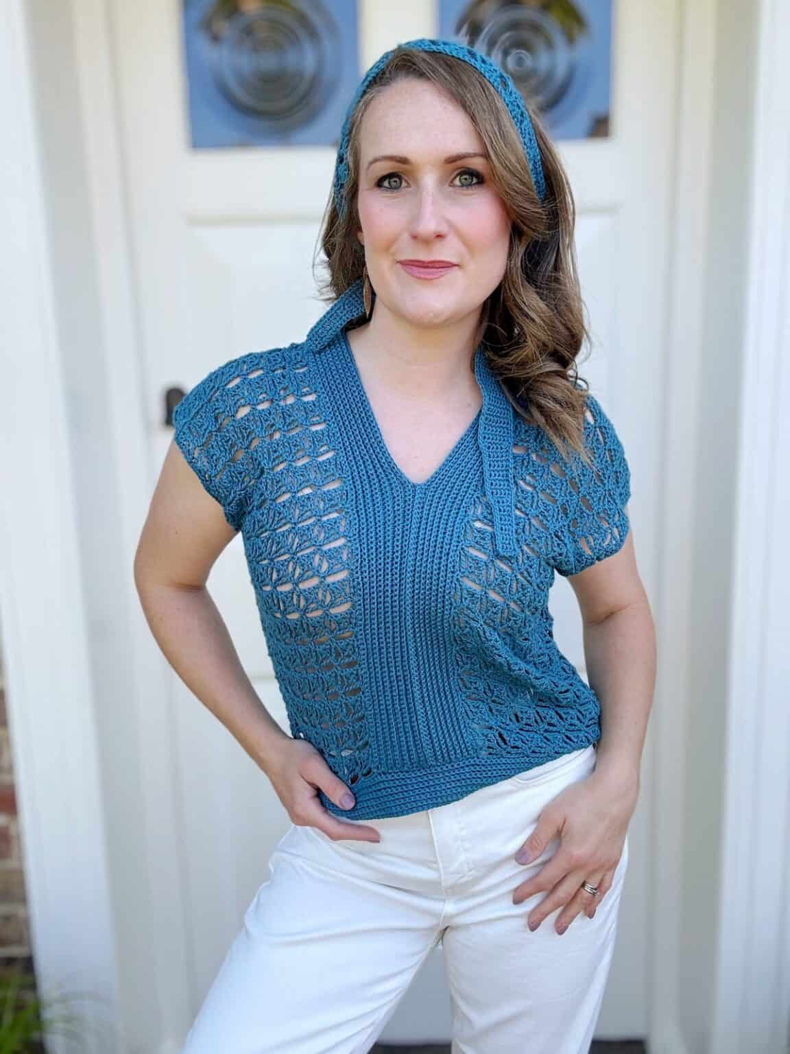 Lace Crochet Top Pattern For Summer | HanJan Crochet